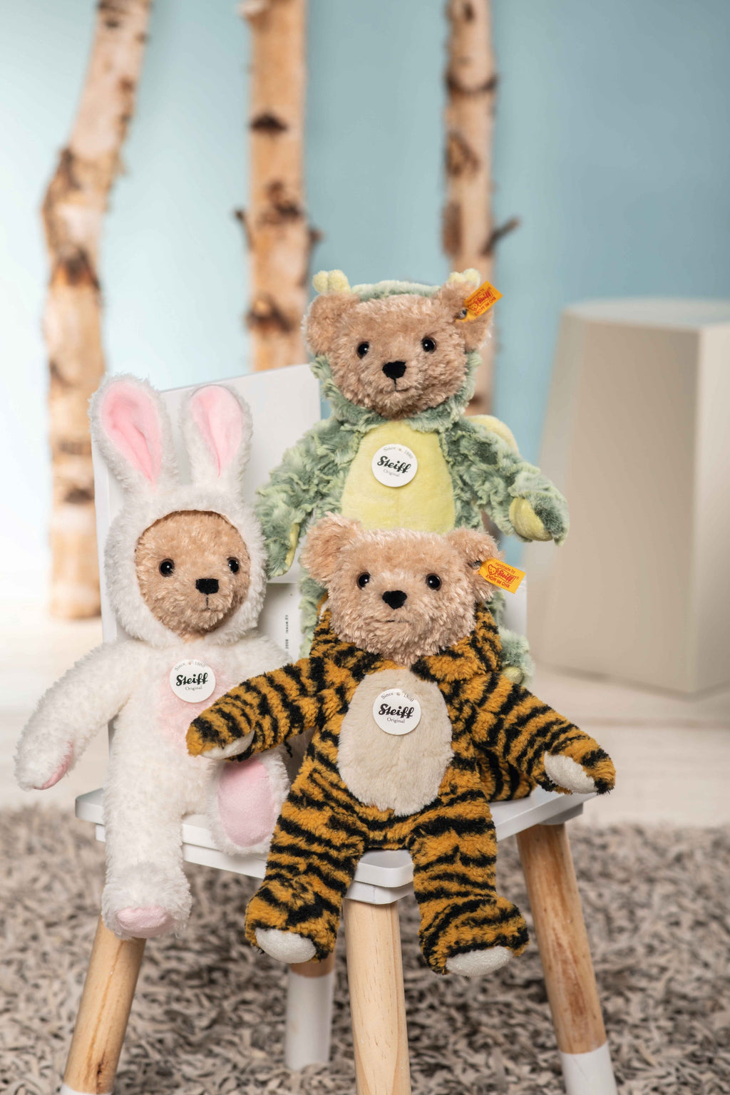 Hoodie-Teddy bear tiger (27 cm) - Steiff Hong Kong