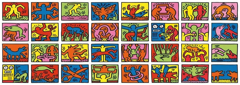 Keith Haring Double Retrospect 32,000 pieces Puzzles