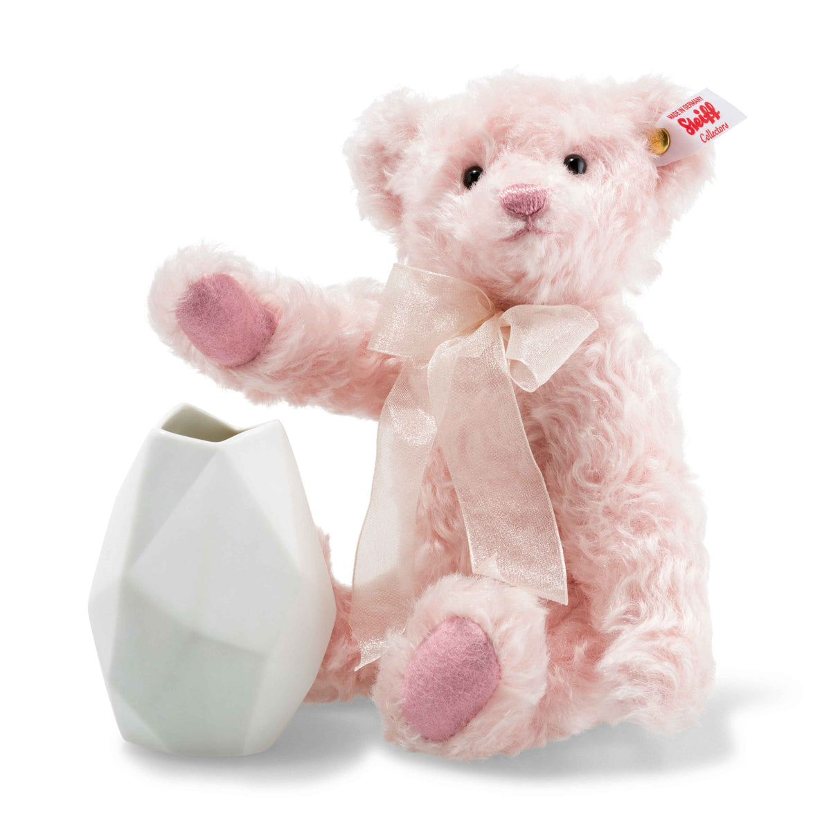 Rose Teddy Bear with Vase (23 cm) - Steiff Hong Kong