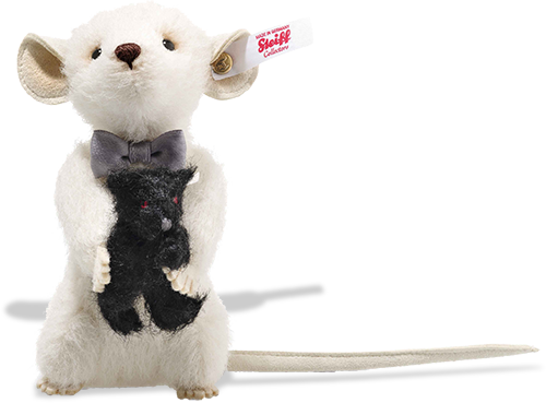 Peky Mouse With Teddy Bear (12 cm) - Steiff Hong Kong
