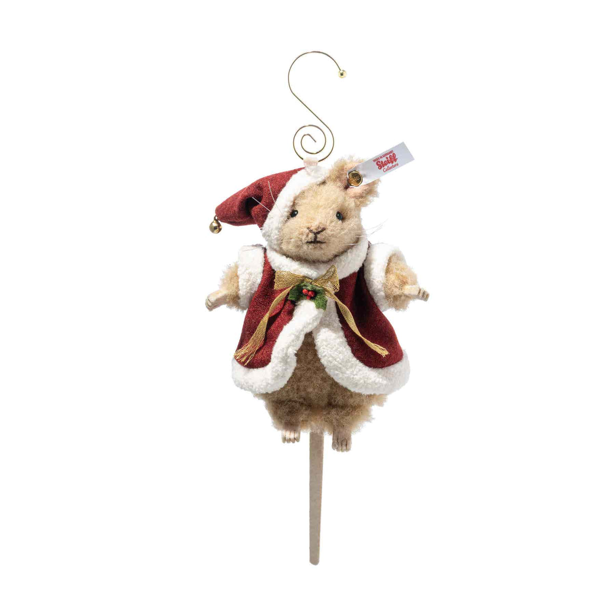 Santa Mouse Ornament (12 cm)
