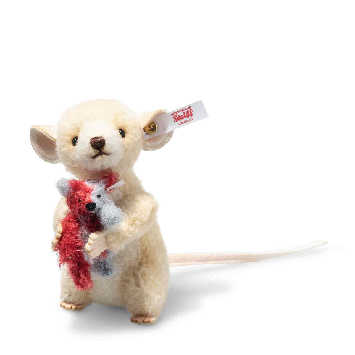 Lina mouse with Harlekin Teddy bear (10cm)