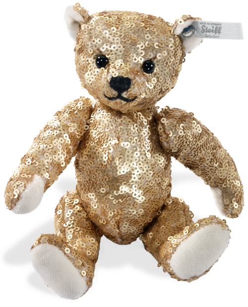Selection Gold Sequin Teddy Bear (18 cm)