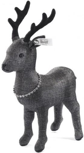 Steiff Graphite Stag with Swarovski Element Necklace 22cm-Steiff Hong Kong