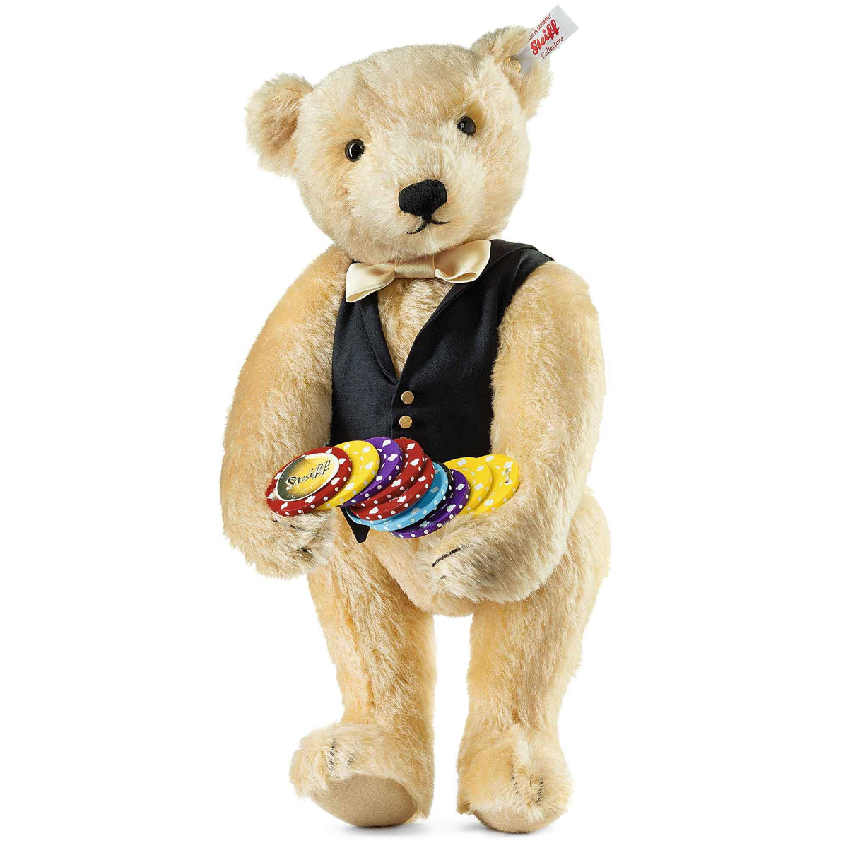 Croupier Teddy Bear - Steiff Hong Kong