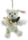 Christmas Rose Ornament Teddy Bear (10 cm)