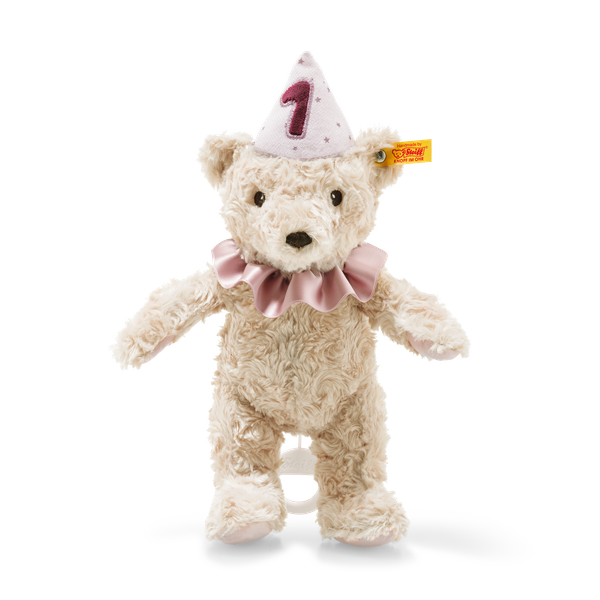 First Birthday Girl Teddy Bear with Musical Box (26 cm) - Steiff Hong Kong