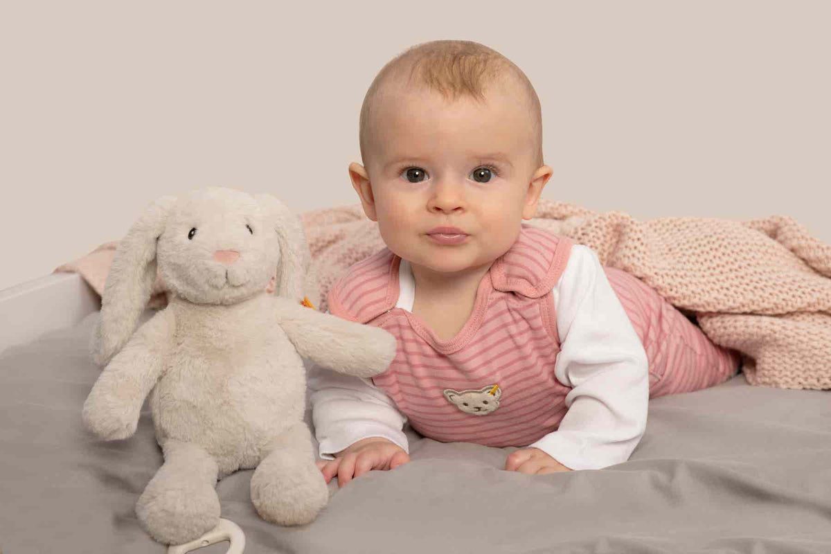 Soft Cuddly Friends My First Steiff Hoppie Rabbit Music Box (26 cm)