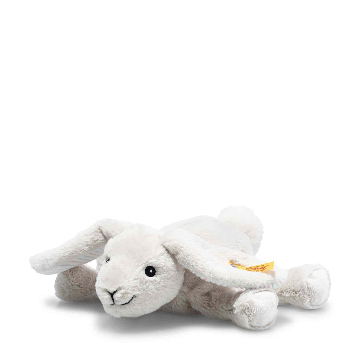 Soft Cuddly Friends Floppy Hoppel Rabbit, Light Grey (20 cm) - Steiff Hong Kong