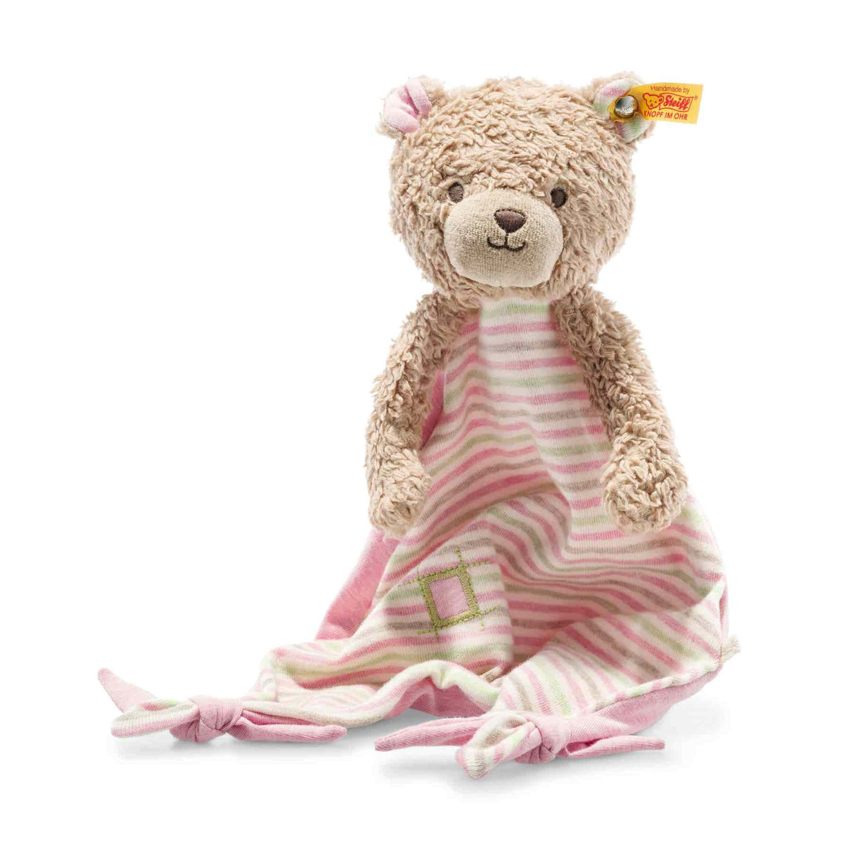 GOTS Rosy Teddy Bear Comforter (28 cm) - Steiff Hong Kong